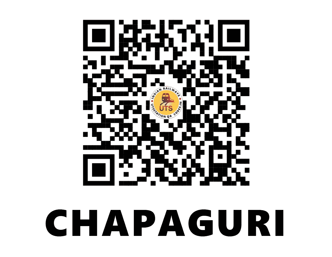 UTS QR Code for CHAPAGURI - CAPG (NF - WEST BENGAL)